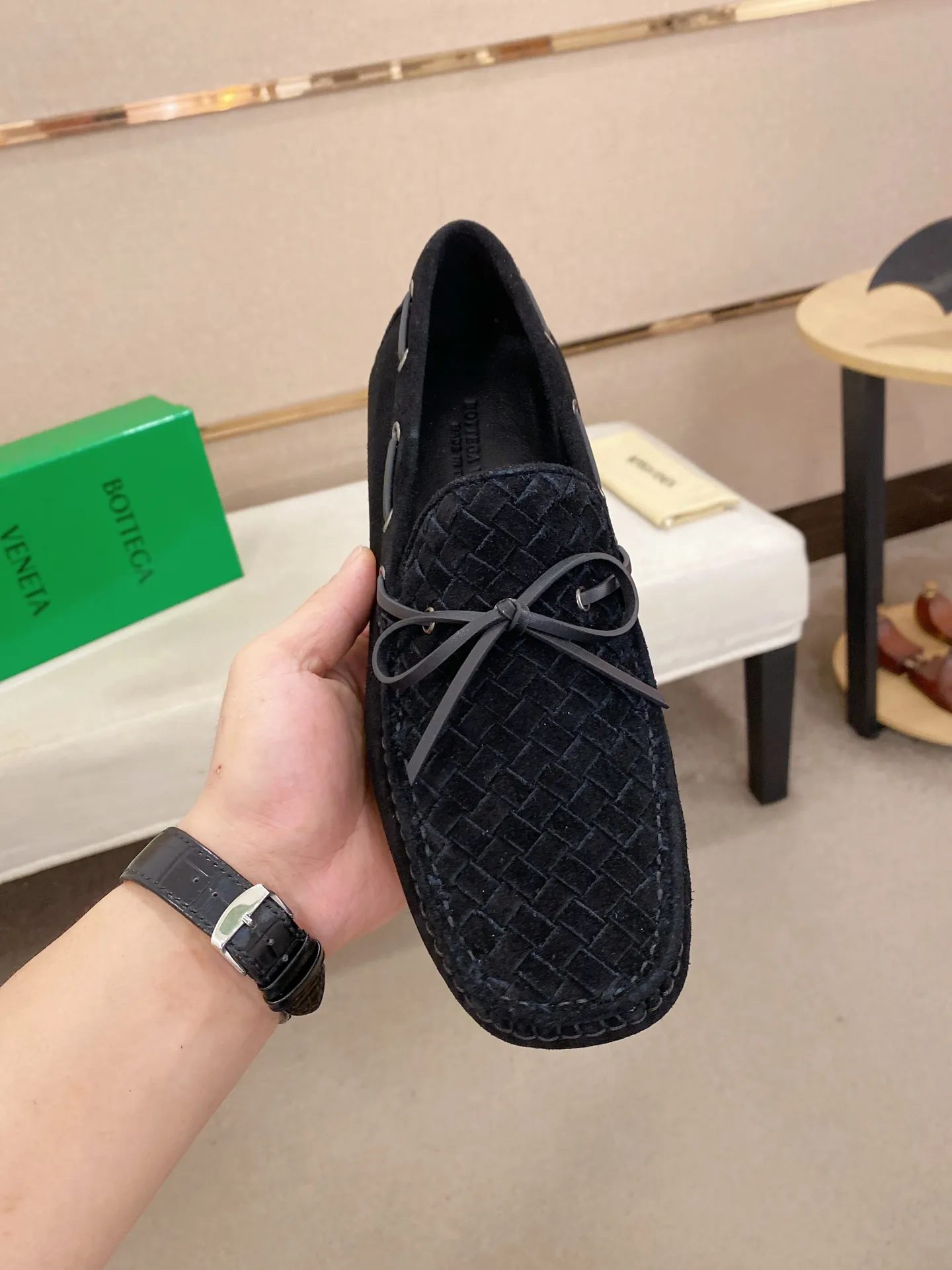 Men's shoes 💰 400💰 (Niu Li + Niu Pad) [BV] latest hot style‼ ️Casual men's shoes, uppers imported deer pattern first-layer cowhide ➕Full imported cowhide lining✔️Exquisite workmanship, excellent foot feel, special rubber soles✔️, cool and fashionable, the latest fashion, fashionable outsole, hurry up. Code number: 38-44 (can be customized to 37.45, non-refundable)